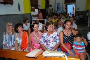 La Virgen de las Nieves estrena himno en el 75 aniversario de la Parroquia de Lomo Magullo (Foto TA)